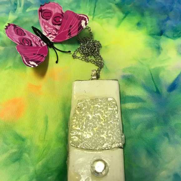 Reversible Exclusive Rare Unique Vintage One of a Kind Handmade Necklace - Picture 10 of 16